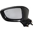 Driver and Passenger Side Mirror, Power Adjust, Non-Heated, Manual Folding, Paintable, In-housing Signal Light, No Memory, No Puddle Light, No Auto-Dim, With Blind Spot Detection in Glass