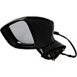 Driver and Passenger Side Mirror, Power Adjust, Non-Heated, Manual Folding, Paintable, In-housing Signal Light, No Memory, No Puddle Light, No Auto-Dim, With Blind Spot Detection in Glass