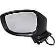 Driver and Passenger Side Mirror, Power Adjust, Heated, Manual Folding, Paintable, In-housing Signal Light, No Memory, No Puddle Light, No Auto-Dim, With Blind Spot Detection in Glass