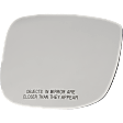 Driver Side and Passenger Side Mirror Glass, Heated, No Blind Spot Detection