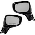 Driver and Passenger Side Mirror, Power Adjust, Non-Heated, Manual Folding, Paintable, In-housing Signal Light, No Memory, No Puddle Light, No Auto-Dim, With Blind Spot Detection in Glass