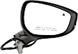 2025 Mazda CX-30 2.5 S - Driver and Passenger Side Mirror, Power Adjust, Non-Heated, Manual Folding, Paintable, No Signal Light, Without Memory Recall, No Puddle Light, No Auto-Dimming, With Blind Spot Detection in Glass