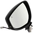 2025 Mazda CX-30 2.5 S - Driver and Passenger Side Mirror, Power Adjust, Non-Heated, Manual Folding, Paintable, No Signal Light, Without Memory Recall, No Puddle Light, No Auto-Dimming, With Blind Spot Detection in Glass
