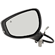 Driver and Passenger Side Mirror, Power Adjust, Non-Heated, Manual Folding, Paintable, No Signal Light, With Memory, No Puddle Light, No Auto-Dim, No Blind Spot Feature