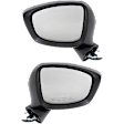 Driver and Passenger Side Mirrors, Power Adjust, Manual Folding, Heated, Paintable, In-housing Signal Light, No Memory, No Puddle Light, No Auto-Dimming, No Blind Spot Feature