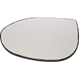 Driver and Passenger Side Mirror Glass, Non-Heated, No Blind Spot Feature