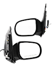 Driver and Passenger Side Mirrors, Power Adjust, Manual Folding, Heated, Textured Black, No Signal Light, No Memory, No Puddle Light, No Auto-Dimming, No Blind Spot Feature