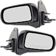 Driver and Passenger Side Non-Towing Mirrors, Manual Adjust, Manual Folding, Non-Heated, Textured Black, No Signal Light, No Memory, No Puddle Light, No Auto-Dimming