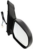 Driver and Passenger Side Mirrors, Power Adjust, Manual Folding, Non-Heated, Textured Black, No Signal Light, No Memory, No Puddle Light, No Auto-Dimming, No Blind Spot Feature