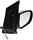 Driver and Passenger Side Mirrors, Power Adjust, Manual Folding, Non-Heated, Textured Black, No Signal Light, No Memory, No Puddle Light, No Auto-Dimming, No Blind Spot Feature