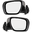 Driver and Passenger Side Mirrors, Power Adjust, Manual Folding, Non-Heated, Paintable, No Signal Light, No Memory, No Puddle Light, No Auto-Dimming, No Blind Spot Feature