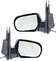 Driver and Passenger Side Mirrors, Power Adjust, Manual Folding, Non-Heated, Paintable, No Signal Light, No Memory, No Puddle Light, No Auto-Dimming, No Blind Spot Feature