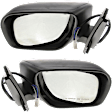 Driver and Passenger Side Mirrors, Power, Manual Folding, Heated, Paintable, In-housing Signal Light, No Memory, No Puddle Light, No Auto-Dimming, No Blind Spot Feature