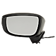 Driver and Passenger Side, Mirrors, Power Adjust, Non-Heated, Manual Folding, Paintable, In-housing Signal Light, No Memory, No Puddle Light, No Auto-Dimming, No Blind Spot Feature