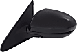 2010-2013 Mazda 3 - Driver and Passenger Side Mirrors, Power, Manual Folding, Non-Heated, Paintable, No Signal Light, No Memory, No Puddle Light, No Auto-Dimming, No Blind Spot Feature