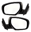 Driver and Passenger Side Mirrors, Power, Non-Heated, Manual Folding, Paintable, No Signal Light, No Memory, No Puddle Light, No Auto-Dimming, No Blind Spot Feature