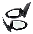 Driver and Passenger Side Mirrors, Power Adjust, Manual Folding, Non-Heated, Paintable, No Signal Light, No Memory, No Puddle Light, No Auto-Dimming, No Blind Spot Feature