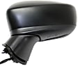 Driver and Passenger Side Mirror, Power Adjust, Heated, Manual Folding, Paintable, In-housing Signal Light, No Memory, No Puddle Light, No Auto-Dimming, With Blind Spot Detection in Glass