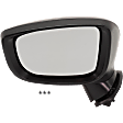Driver and Passenger Side Mirror, Power Adjust, Non-Heated, Manual Folding, Paintable, No Signal Light, No Memory, No Puddle Light, No Auto-Dim, No Blind Spot Feature