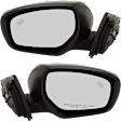 Driver and Passenger Side Mirror, Power Adjust, Heated, Manual Folding, Paintable, In-housing Signal Light, No Memory, No Puddle Light, No Auto-Dim, With Blind Spot Detection in Glass