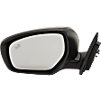 Driver and Passenger Side Mirror, Power Adjust, Heated, Manual Folding, Paintable, In-housing Signal Light, No Memory, No Puddle Light, No Auto-Dim, With Blind Spot Detection in Glass