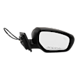 Driver and Passenger Side Mirrors, Power Adjust, Manual Folding, Heated, Paintable, In-housing Signal Light, With memory, No Puddle Light, No Auto-Dimming, With Blind Spot Detection in Glass