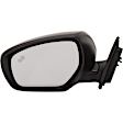 Driver and Passenger Side Mirror, Power Adjust, Heated, Manual Folding, Paintable, In-housing Signal Light, No Memory, No Puddle Light, No Auto-Dim, With Blind Spot Detection in Glass
