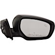 Driver and Passenger Side Mirror, Power Adjust, Heated, Manual Folding, Paintable, In-housing Signal Light, No Memory, No Puddle Light, No Auto-Dim, With Blind Spot Detection in Glass