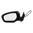Driver and Passenger Side Mirrors, Power Adjust, Manual Folding, Heated, Paintable, In-housing Signal Light, With memory, No Puddle Light, No Auto-Dimming, With Blind Spot Detection in Glass