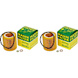 SET-MANHU816X-2 Oil Filter - Cartridge, Direct Fit, Set of 2