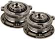 SET-MC513437-2 Front, Driver and Passenger Side Wheel Hub, 5 Lugs, With Bearing, 3.0L, 6Cyl
