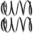 SET-MC80555 Front and Rear Coil Springs, Set of 2