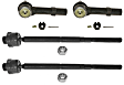SET-MCES800223 Front, Driver and Passenger Side, Inner and Outer Tie Rod End
