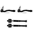 SET-MCEV801494 Front, Driver and Passenger Side, Inner Tie Rod End