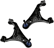 SET-MECMS101224 Front, Driver and Passenger Side, Upper Control Arm, Supreme Series