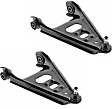 SET-MECMS101469-2 Front, Driver and Passenger Side, Lower Control Arm, Supreme Series