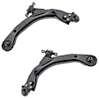 SET-MECMS501157 Front, Driver and Passenger Side, Lower Control Arm, Supreme Series