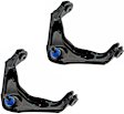 SET-MECMS501230-2 Front, Driver and Passenger Side, Upper Control Arm, Supreme Series