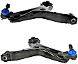 SET-MECMS601207 Front, Driver and Passenger Side, Lower Control Arm, Supreme Series