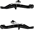 SET-MECMS601211 Front, Driver and Passenger Side, Lower Control Arm, Without ball joint(s), Steel, Supreme Series