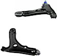 SET-MECMS701125 Front, Driver and Passenger Side, Lower Control Arm, Supreme Series