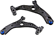 SET-MECMS761213 Front, Driver and Passenger Side, Lower Control Arm, Supreme Series