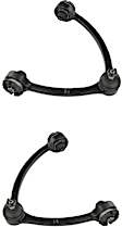 SET-MECMS861100 Front, Driver and Passenger Side, Upper Control Arm, Supreme Series