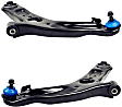 SET-MECMS861116 Front, Driver and Passenger Side, Lower Control Arm, Supreme Series