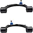 SET-MECMS861190 Front, Driver and Passenger Side, Upper Control Arm, Supreme Series