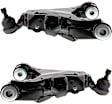 SET-MECMS861219 Front, Driver and Passenger Side, Lower Control Arm, Supreme Series