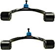 SET-MECMS86177 Front, Driver and Passenger Side, Upper Control Arm, Supreme Series