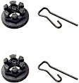 SET-MECMS86177 Front, Driver and Passenger Side, Upper Control Arm, Supreme Series