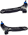 2016 Hyundai Elantra - Front, Driver and Passenger Side, Lower Control Arm,  Superior OE Replacement; Corrosion Resistant for Increased Durability; Hardware Included, FWD, Supreme Series