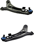 SET-MECMS901106 Front, Driver and Passenger Side, Lower Control Arm, Supreme Series